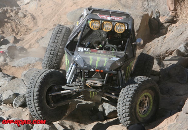 Shannon Campbell started 62nd but still worked through the field to earn the 2011 King of the Hammers victory. 