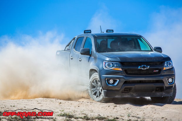We had the chance to drive Chevy's new 2016 Duramax Colorado, including this Trail Boss version, during a press introduction in Solvang, California. 