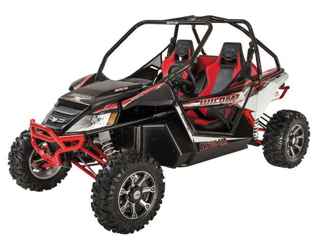 The new Arctic Cat Wildcat 1000 X will boast 90-plus horsepower from its 951cc engine  an improvement from the 78-hp rating on the Wildcat 1000. 