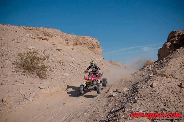 Josh Row, riding for Javier Robles Jr., took home the win in the Pro Quad class at the IV250.