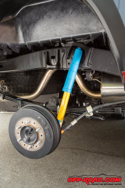 The TRD Off-Road model is outfitted with specially tuned Bilstein shocks to help soak up the bumps off the highway.