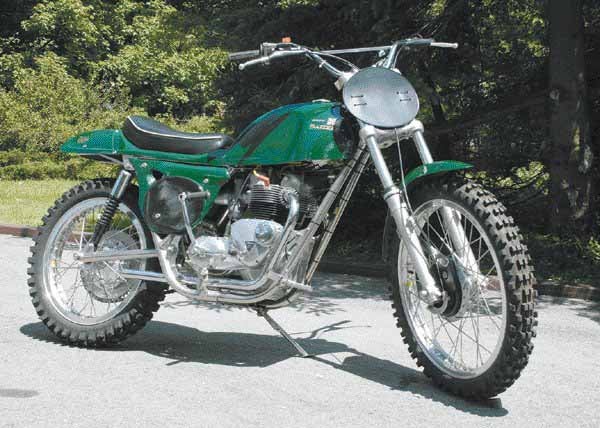 Another sweet Rickman, this one with a Triumph 650 twin engine.