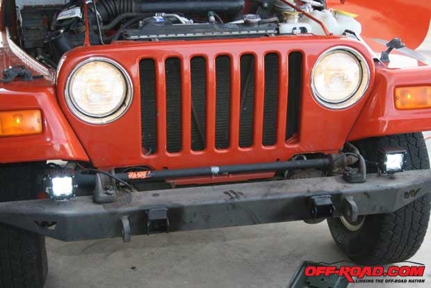This 2005 Rubicon Unlimited was purchased in New Hampshire after a decade of New England winter driving, so the original but aftermarket bumper had to go.