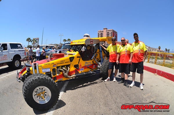 Rory Ward and team were unable to get the Mickey Thompson racecar to the finish line this year.