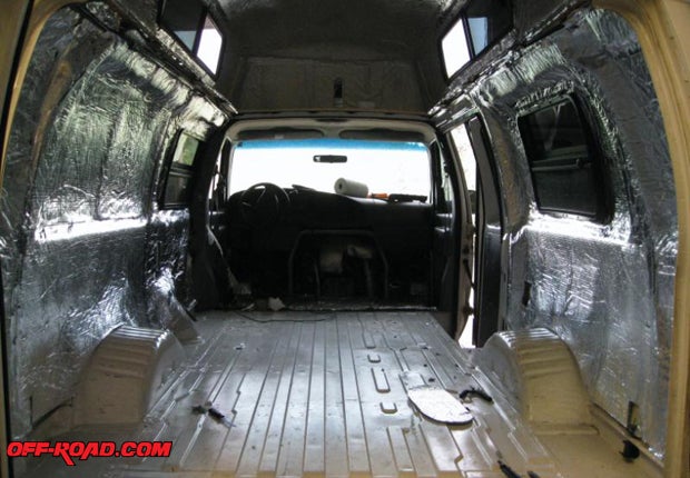QuietRide Solutions helped us find the right insulation for Project Motovan.