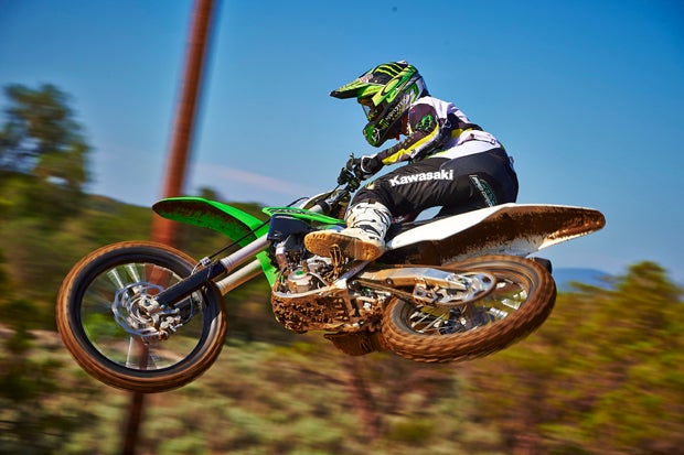 Updated suspension is found on the 2015 KX250F as well as a more adjustable handlebar system via a new triple clamp.  