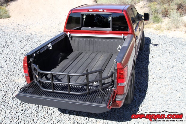 Our Crew Cab Pro-4X Titan features a 5-foot, 7-inch bed equipped with Nissans Utili-track Channel System. If needed, a bed extender provides additional storage space. Our Titan also features a power rear window for airflow to the cabin. 