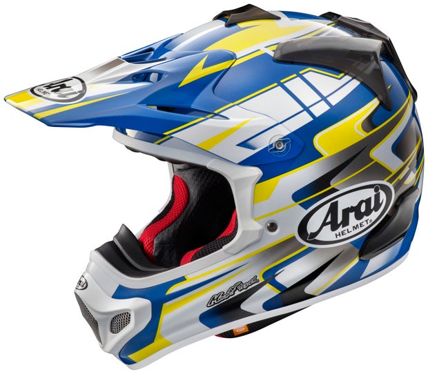 Arai's new VX-Pro4 features its most ventilated shell to date for an off-road helmet. 