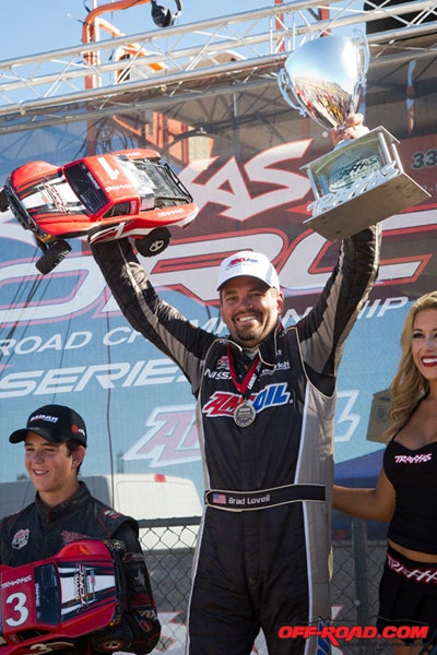 Brad Lovell capped off his Round 16 victory with a win at the Pro Light Traxxas Cup.