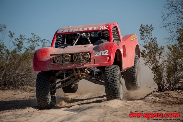 Chad Broughton earned the win in Trophy Truck Spec.