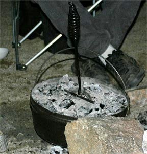 A dutch oven can be a great cooking companion for camping. 