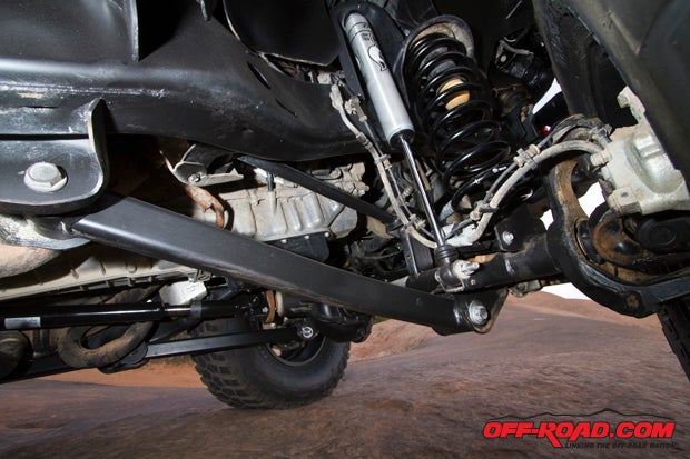Dana 44s and a 2-inch JPP lift with Fox shocks helps give the MOJO durability and capability for the trails. 