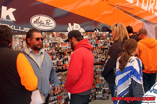 The family put together a number of photo collages to celebrate Kurt Caselli's life. 