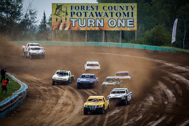 Turn one at Crandon International Raceway is as challenging and hair-raising as short-course off-road racing gets. 