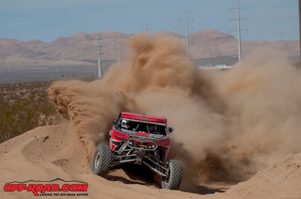 Brian Parkhouse and son Cody earned the Class 1500 win at the 2016 Mint 400.