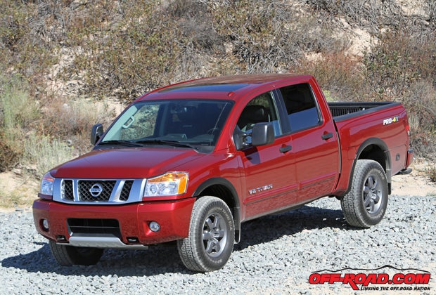 Powered by a 5.6-liter V8 engine, the Titan powerplant pumps out 317 horsepower and produces 385 lb-ft of torque.