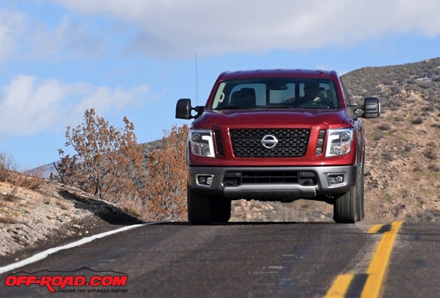 The Pro-4X may be a little stiffer on the highway than some would like due to the upgraded Bilstein suspension, but we think the Titan still has good road manners. 