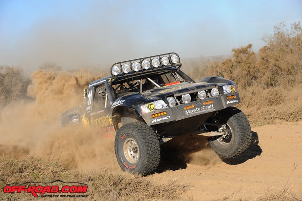 Rob MacCachren and Andy McMillin defended their 2014 Baja 1000 victory with a win at this year's race. Photo: GETSOMEphoto.com