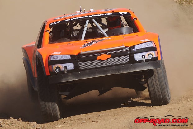 Robby Gordon was fastest in Trophy Truck qualifying for the 2014 SCORE Baja 500.