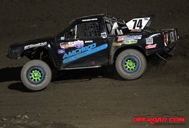 Sheldon Creed was focued at Glen Helen. He earned the win both nights in Super Lite. 