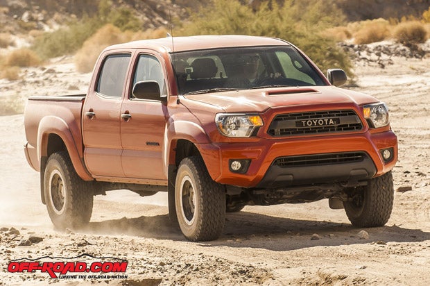 The added clearance and upgraded suspension on the TRD Pro models really translate into improved off-road handling. 