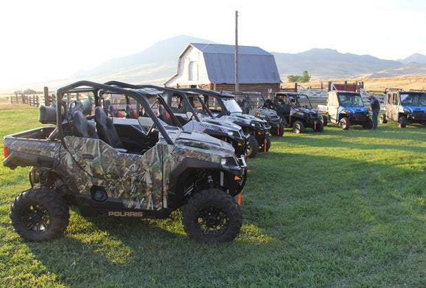 We had the opportunity to test the 2017 line of Polaris Offroad Vehicles at a beautiful private ranch in Montana.